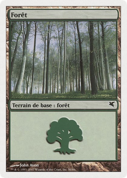 Forest (French) - "Foret" (J56), Magic Encyclopedia 2005 (Salvat/Hachette) J56