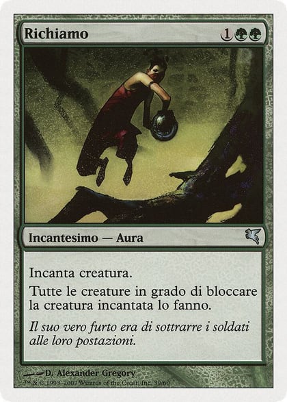 Lure (Italian) - "Richiamo" (K39), Magic Encyclopedia 2005 (Salvat/Hachette) K39