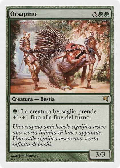 Ursapine (Italian) - "Orsapino", Magic Encyclopedia 2005 (Salvat/Hachette) K49