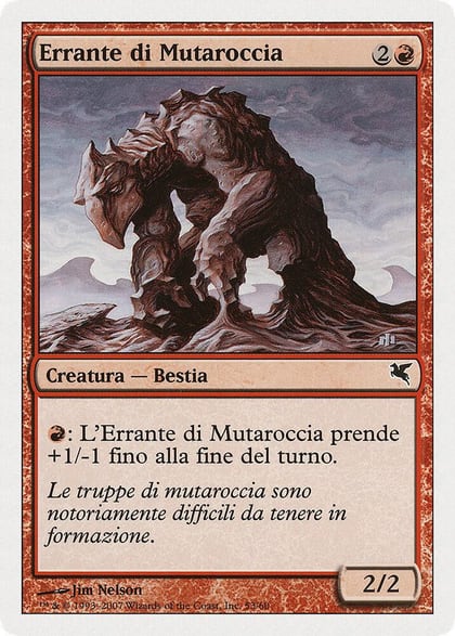 Flowstone Shambler (Italian) - "Errante di Mutaroccia" (K53), Magic Encyclopedia 2005 (Salvat/Hachette) K53