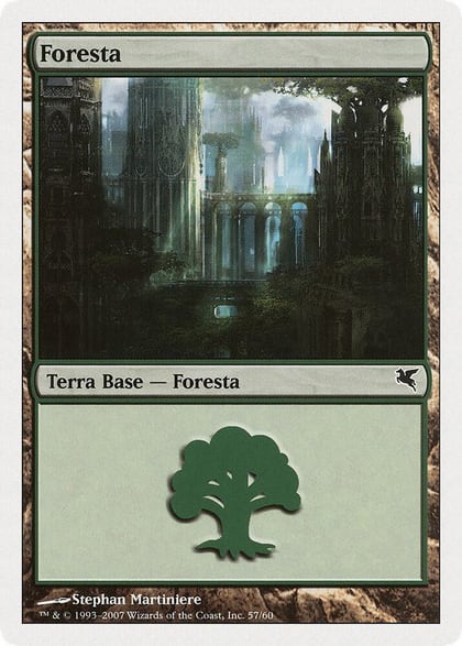 Forest (Italian) - "Foresta" (K57), Magic Encyclopedia 2005 (Salvat/Hachette) K57