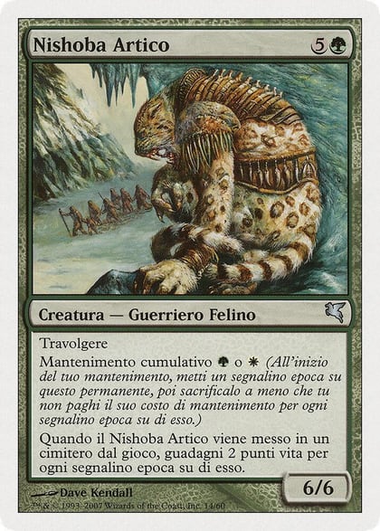 Arctic Nishoba (Italian) - "Nishoba Artico" (L14), Magic Encyclopedia 2005 (Salvat/Hachette) L14