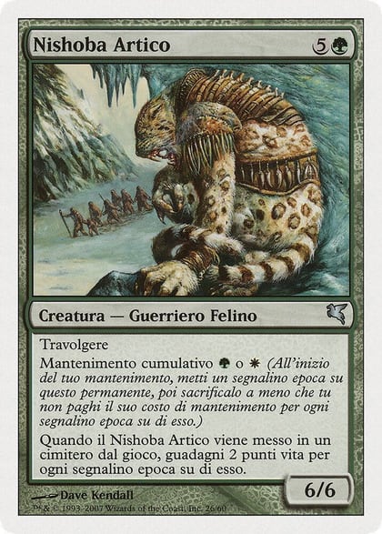 Arctic Nishoba (Italian) - "Nishoba Artico" (L26), Magic Encyclopedia 2005 (Salvat/Hachette) L26