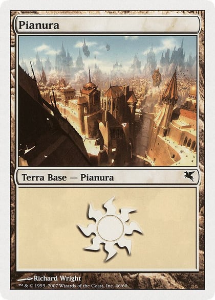 Plains (Italian) - "Pianura" (L46), Magic Encyclopedia 2005 (Salvat/Hachette) L46