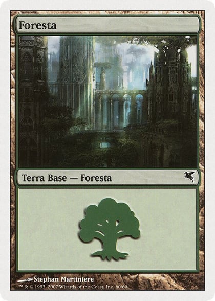 Forest (Italian) - "Foresta" (L60), Magic Encyclopedia 2005 (Salvat/Hachette) L60