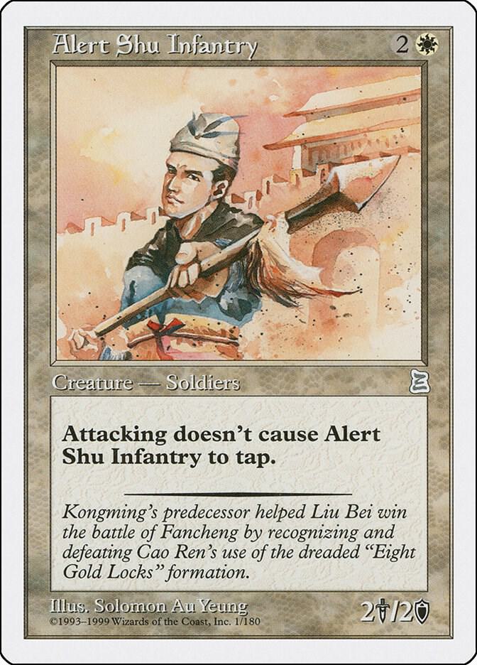 Alert Shu Infantry, Portal Three Kingdoms 1