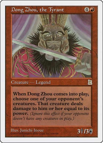 Dong Zhou, the Tyrant, Portal Three Kingdoms 109