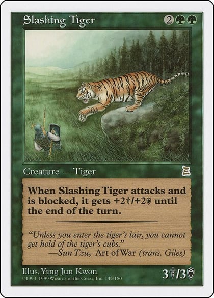 Slashing Tiger, Portal Three Kingdoms 145