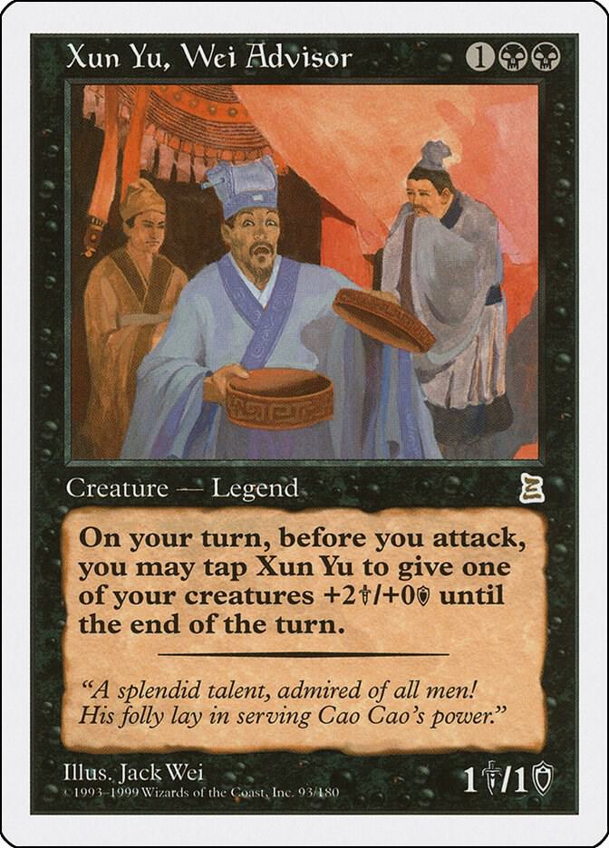 Xun Yu, Wei Advisor, Portal Three Kingdoms 93