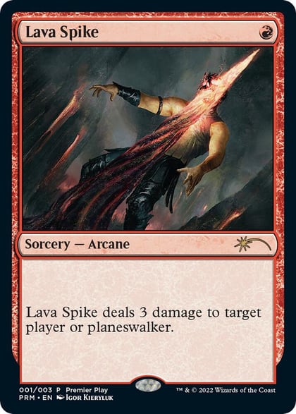 Lava Spike, Pro Tour Promos 1
