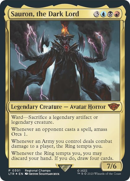 Sauron, the Dark Lord, Pro Tour Promos 301