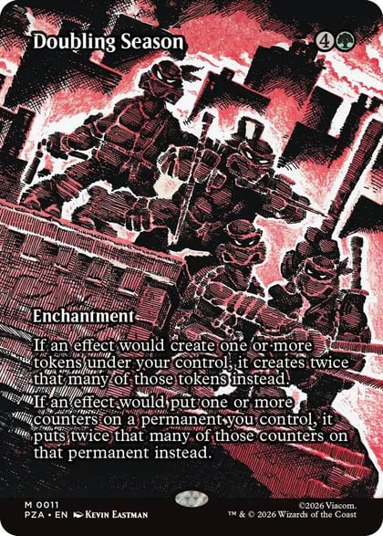 Doubling Season (Borderless), Teenage Mutant Ninja Turtles Source Material 11