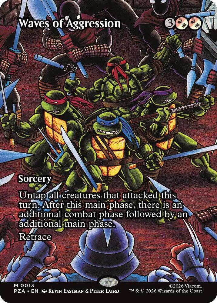 Waves of Aggression (Borderless), Teenage Mutant Ninja Turtles Source Material 13