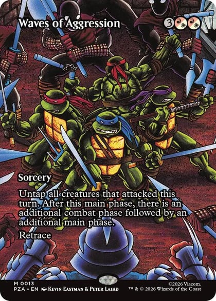 Waves of Aggression (Borderless), Teenage Mutant Ninja Turtles Source Material 13