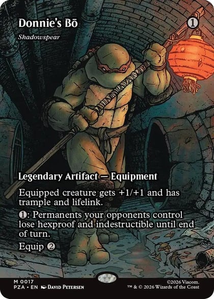 Donnie's Bo - Shadowspear (Borderless), Teenage Mutant Ninja Turtles Source Material 17