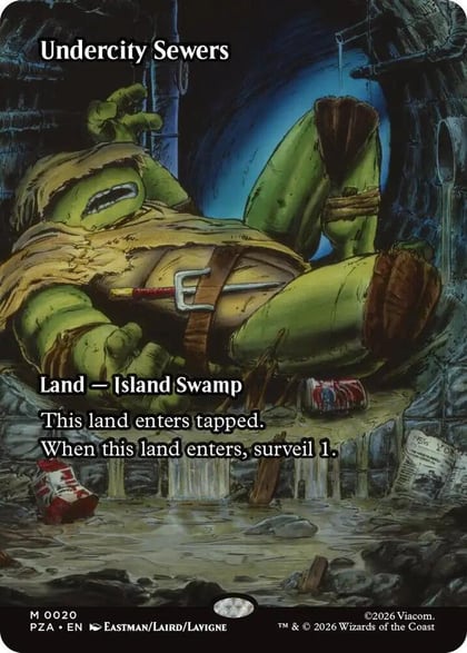 Undercity Sewers (Borderless), Teenage Mutant Ninja Turtles Source Material 20