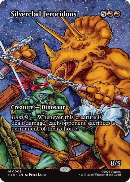 Silverclad Ferocidons (Borderless), Teenage Mutant Ninja Turtles Source Material 9