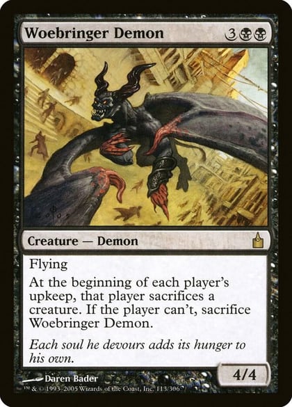 Woebringer Demon, Ravnica: City of Guilds 113