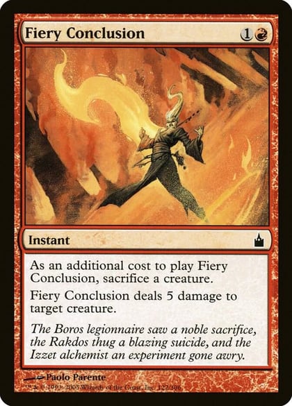 Fiery Conclusion, Ravnica: City of Guilds 122