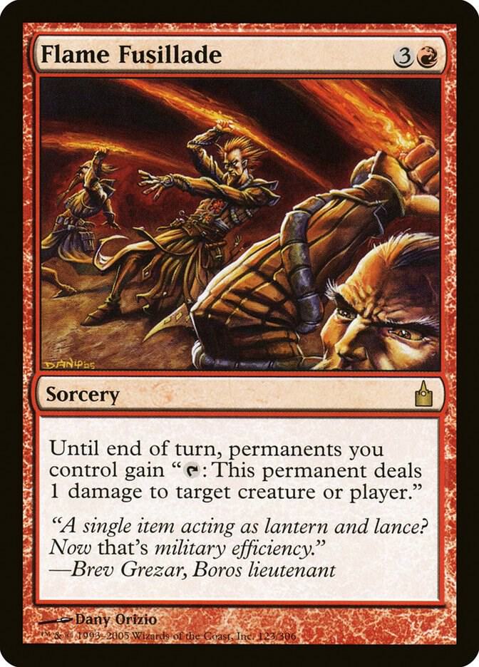 Flame Fusillade, Ravnica: City of Guilds 123