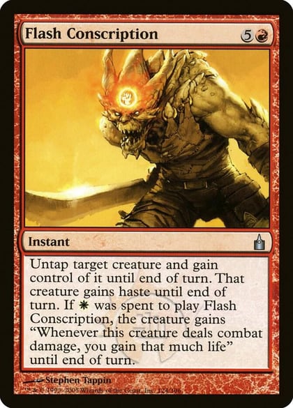 Flash Conscription, Ravnica: City of Guilds 124