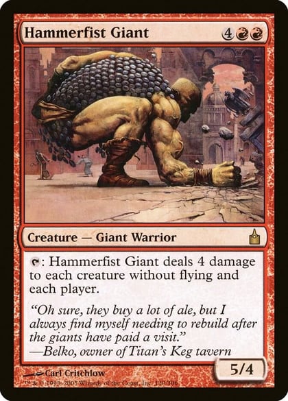 Hammerfist Giant, Ravnica: City of Guilds 130
