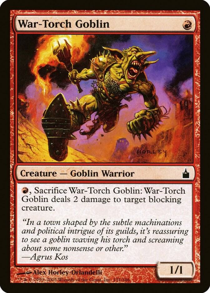War-Torch Goblin, Ravnica: City of Guilds 151