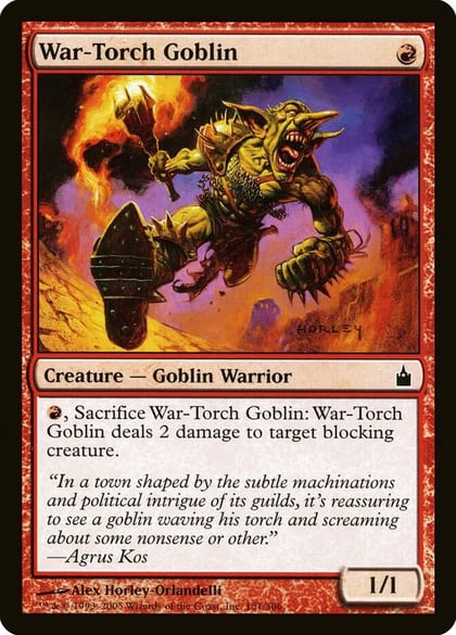 War-Torch Goblin, Ravnica: City of Guilds 151