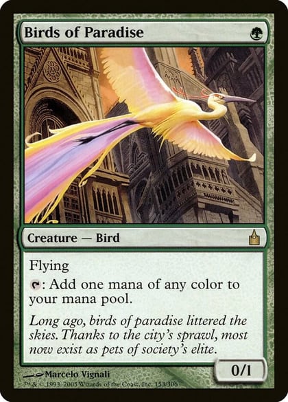 Birds of Paradise, Ravnica: City of Guilds 153