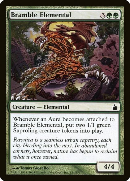 Bramble Elemental, Ravnica: City of Guilds 154