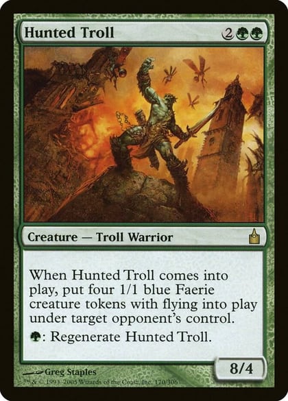 Hunted Troll, Ravnica: City of Guilds 170
