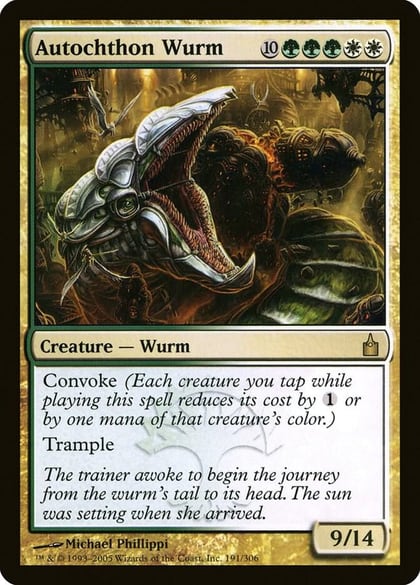 Autochthon Wurm, Ravnica: City of Guilds 191