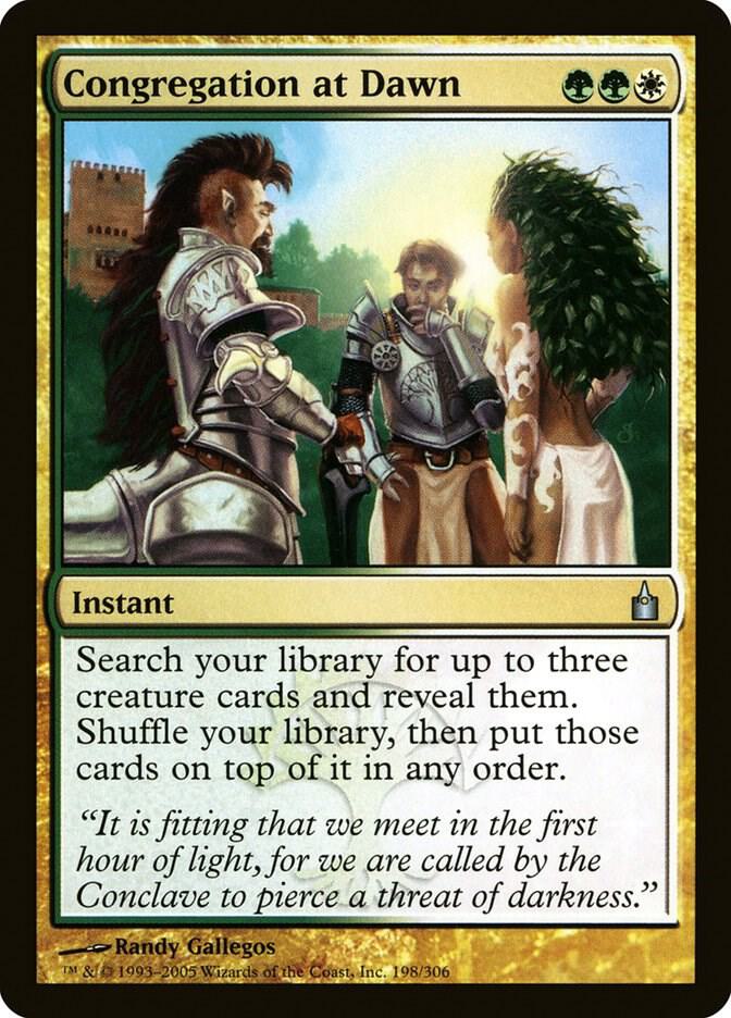Congregation at Dawn, Ravnica: City of Guilds 198