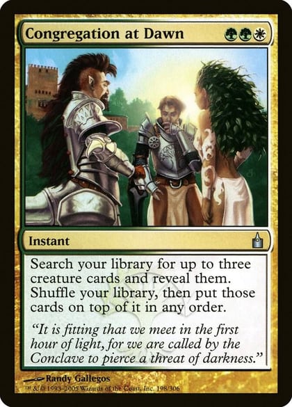 Congregation at Dawn, Ravnica: City of Guilds 198