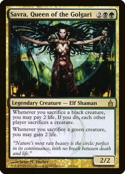 Savra, Queen of the Golgari, Ravnica: City of Guilds 225
