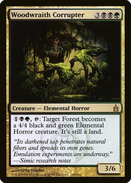 Woodwraith Corrupter, Ravnica: City of Guilds 240