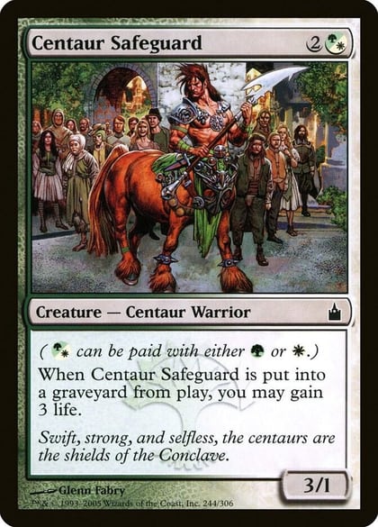 Centaur Safeguard, Ravnica: City of Guilds 244