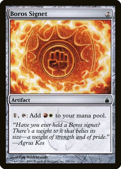 Boros Signet, Ravnica: City of Guilds 255