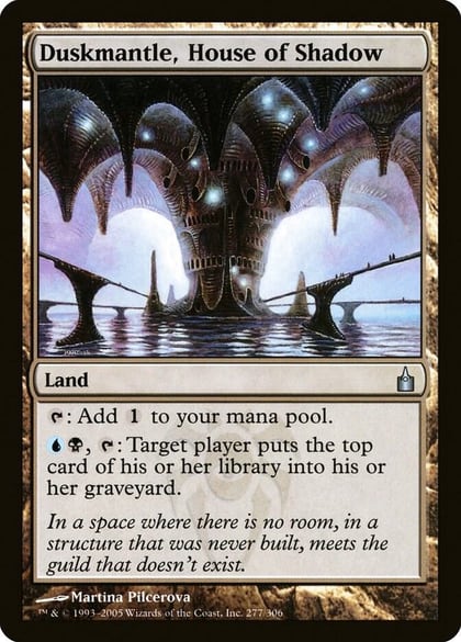 Duskmantle, House of Shadow, Ravnica: City of Guilds 277