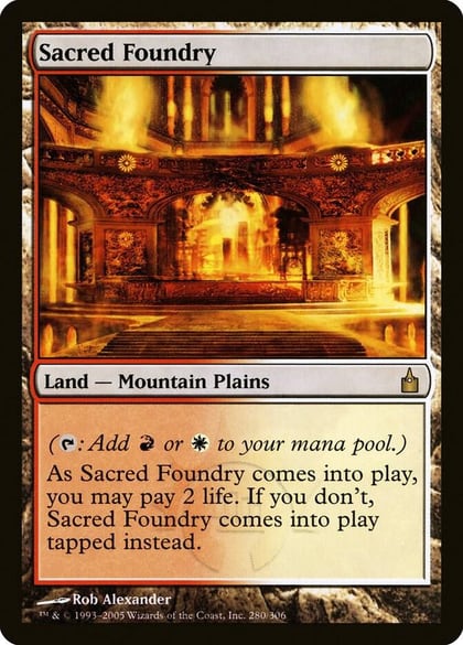 Sacred Foundry, Ravnica: City of Guilds 280