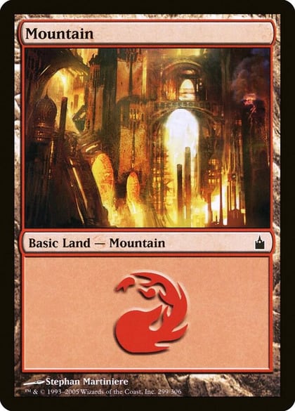 Mountain (299), Ravnica: City of Guilds 299