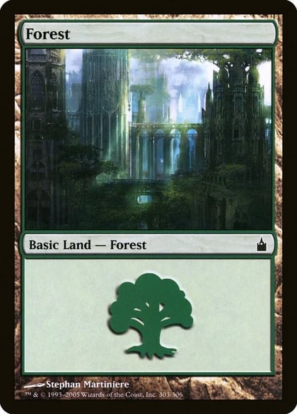 Forest (303), Ravnica: City of Guilds 303