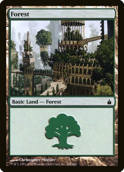 Forest (304), Ravnica: City of Guilds 304