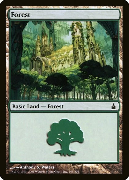 Forest (305), Ravnica: City of Guilds 305
