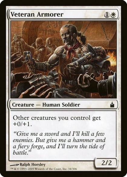Veteran Armorer, Ravnica: City of Guilds 34