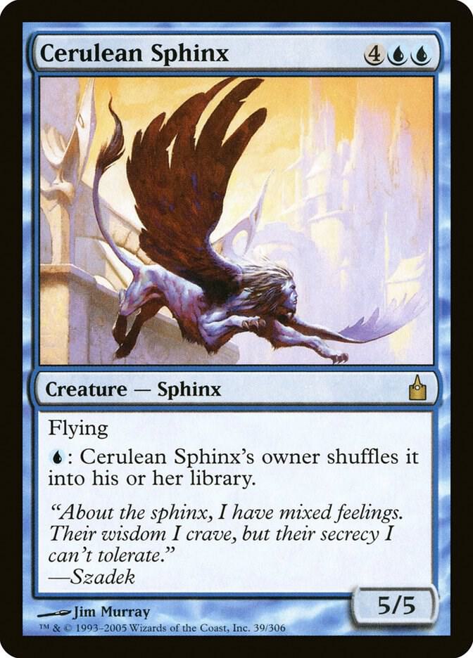 Cerulean Sphinx, Ravnica: City of Guilds 39