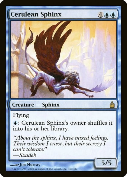 Cerulean Sphinx, Ravnica: City of Guilds 39