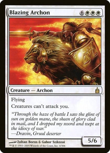Blazing Archon, Ravnica: City of Guilds 4