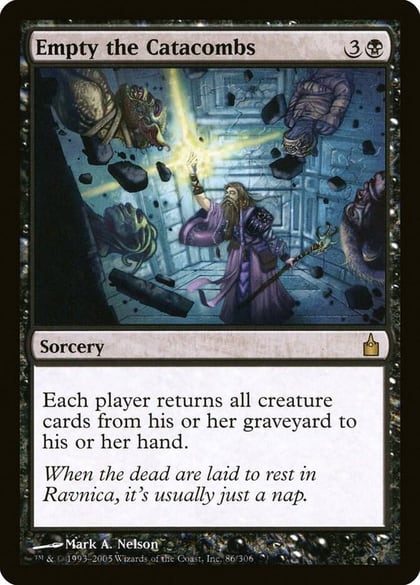 Empty the Catacombs, Ravnica: City of Guilds 86
