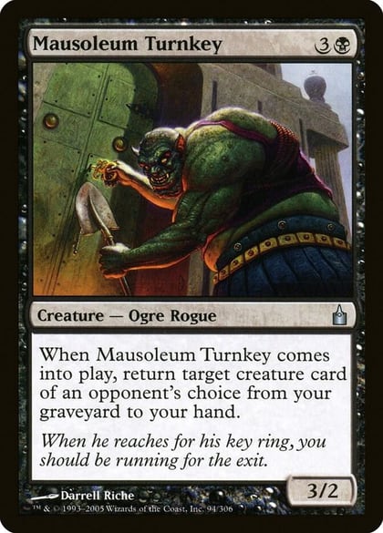 Mausoleum Turnkey, Ravnica: City of Guilds 94